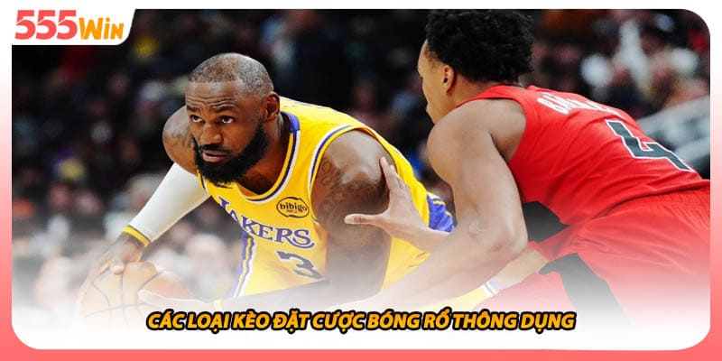 Các loại kèo đặt cược bóng rổ thông dụng