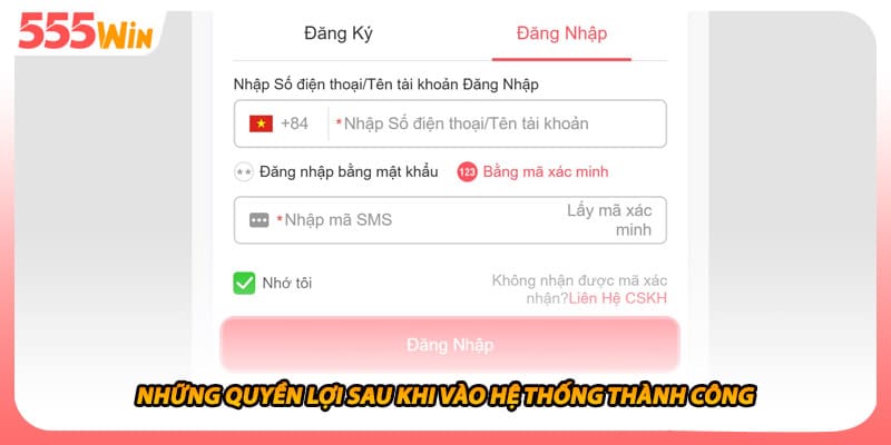 Những quyền lợi sau khi vào hệ thống thành công