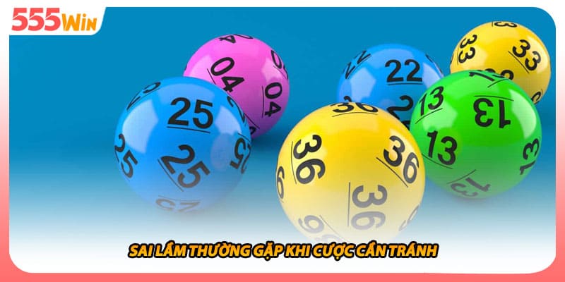Sai lầm thường gặp khi cược cần tránh
