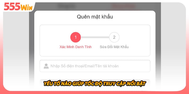 Yếu tố nào giúp tốc độ truy cập nổi bật